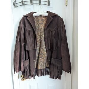 Susan Alamo Of Nashville Jacket Fringe Leather Coachella Stagecoach Boho